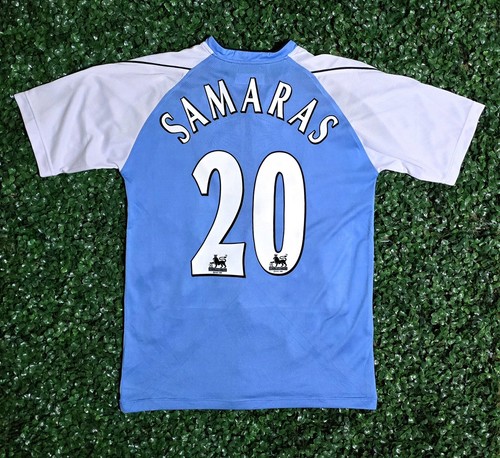 Man City "Georgios Samaras" 2006/2007 Home Shirt (Size M)