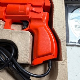 Virtua Cop 1 Or 2 Sega Saturn, 1995 Complete Big Box With Stun Gun Controller