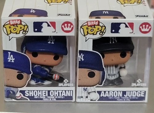 2026 Topps Super Box- Pop Funko Bitty Pop- Lot Of 2- Ohtani And Judge