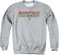 Mississippi Valley State University Official Stacked Unisex  Crewneck Sweatshirt