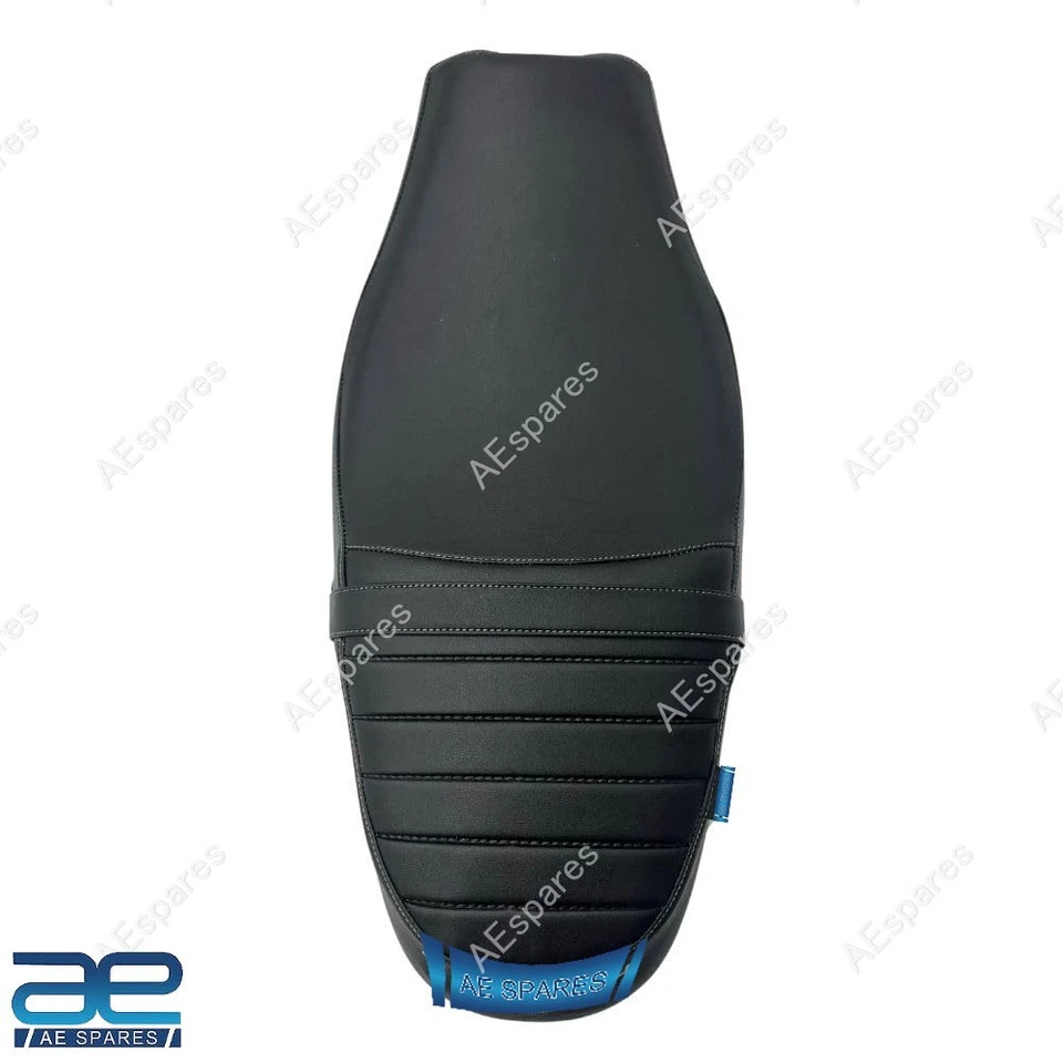 Leather Finish Seat Cover Black Color Compatible With Triumph Speed 400 view 5