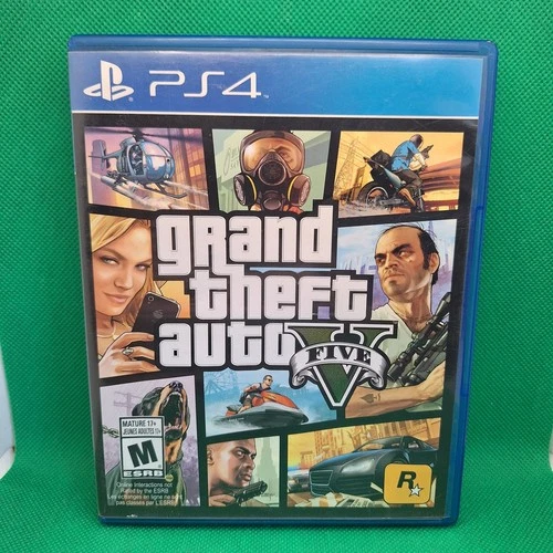 Grand Theft Auto GTA V PS4 Sony Playstation 4 CIB w/ Map Tested