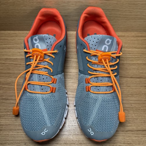 ON Cloud Hombre Entrenadores / Cordón con Cordón - Gris/Naranja - Talla 7.5 UK (41 EUR) - Imagen 11 de 19