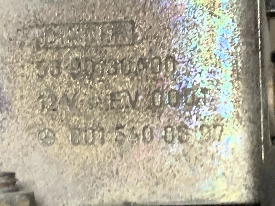 Electroválvula de vacío 90-93 Mercedes R129 500SL 300SL cambio sobre EGR fabricante de equipos originales Foto 3 de 3