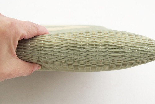 Cojín Zabuton Limpiable con Agua 55×55cm Resina Verde Azul Japón - Imagen 6 de 13