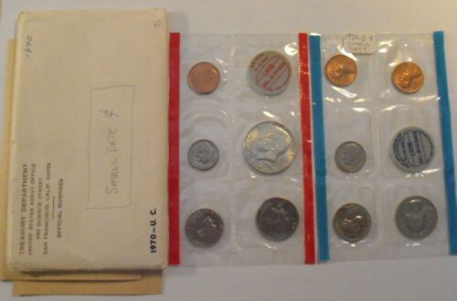 1970 S Small Date Cent AND 40% Silver Kennedy Half (70SDMS) - Picture 2 of 8