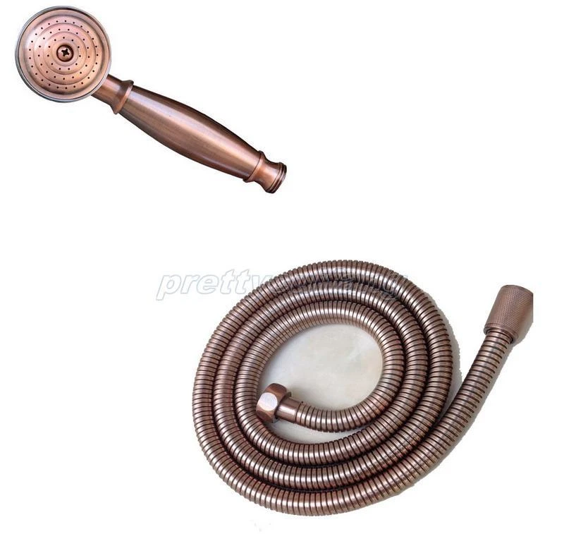 Antique Red Copper Bathroom Hand-held Shower Head with 1.5m Flexible Hose Psx005
Opens in a new wind