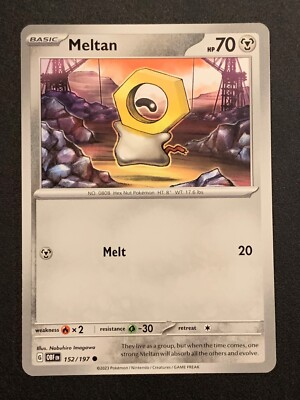 Meltan - 152/197 - Common - S&V: Obsidian Flammen - Pokemon TCG