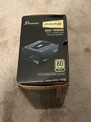 Seasonic Prime GX-1000 power supply for pc custom builds 80 plus gold