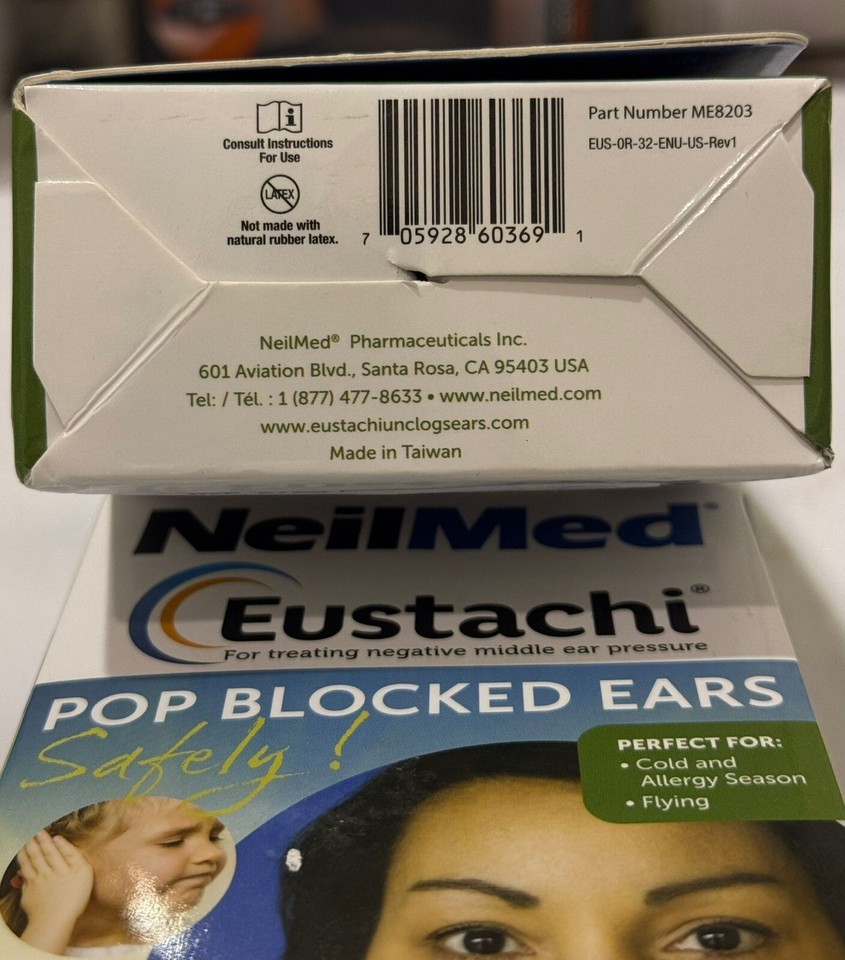 NeilMed Eustachi-Eustachian Tube Exercise-Pop Blocked Ears Safely (Q3 ...