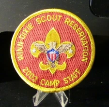 Official BSA:  Winn-Dixie Scout Reservation 2003 Camp Staff Patch