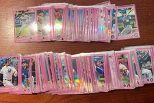 2015 Topps Chrome MLB PINK REFRACTOR Pick TROUT JETER KERSHAW ORTIZ CORREA