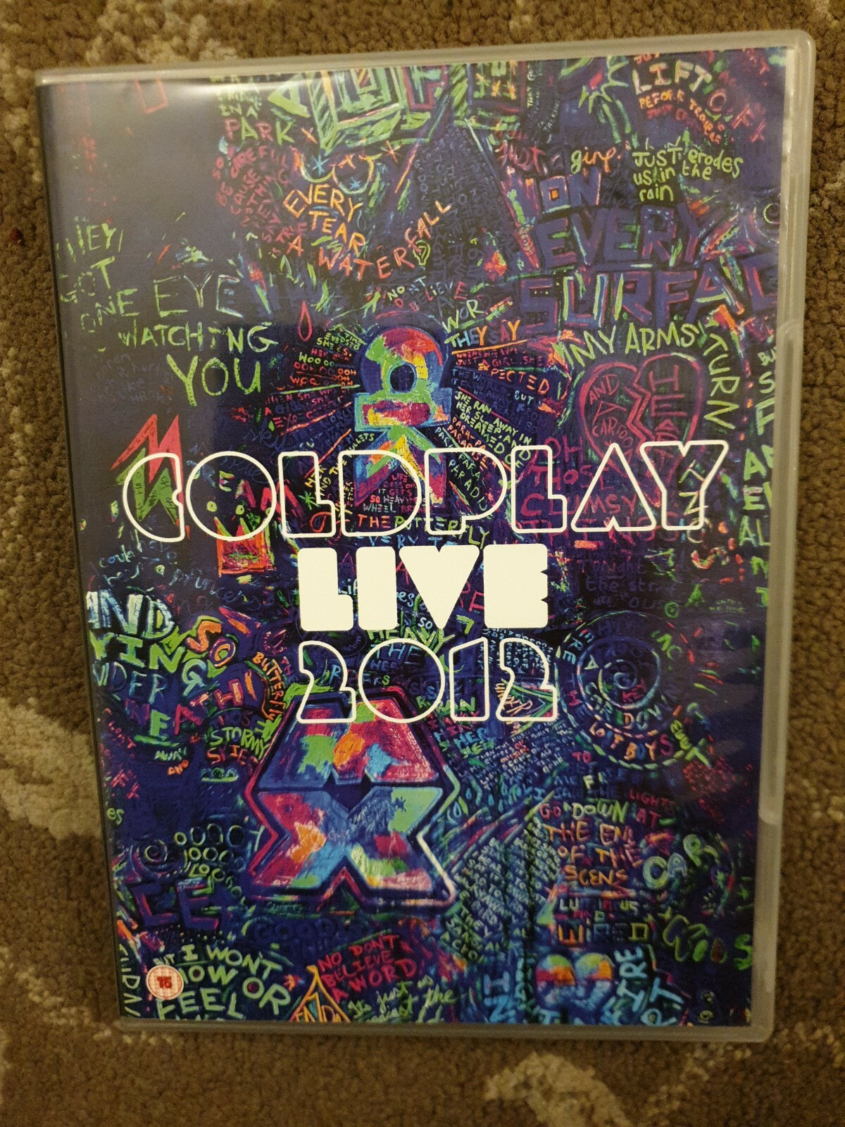 COLDPLAY LIVE 2012 DVD AND CD MUSIC CONCERT