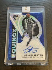 2021 Panini Flux Collin Sexton Equinox Blue Scope Auto Cavaliers Case Hit #5/5