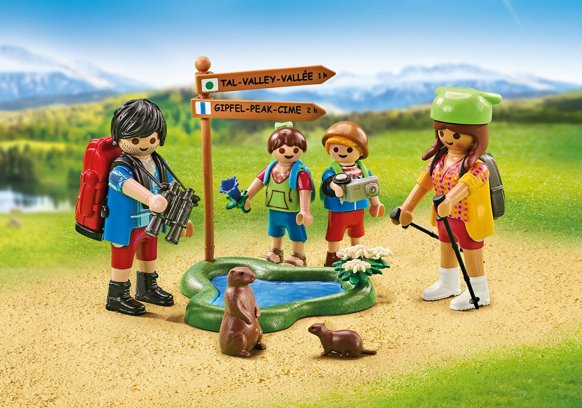 Playmobil Set 6536 Hiking Family Mountain Outdoors Trecking Alps