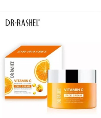 Dr.  Rashel Vitamin C Face Cream for Brightening & Anti-Aging w Hyaluronic Acid