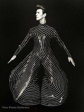 1989 Vintage David Bowie Cantante Hierb Ritts Actor Rock Pop Música Arte Fotográfico Grande