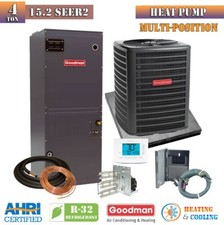 Goodman 4 Ton 15.2 SEER2 R32 Heat Pump Centra...