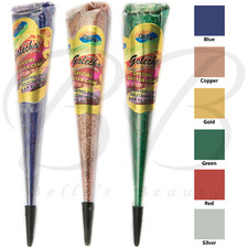 GOLECHA Temporary GLITTER Mehndi Tattoo Color Henna Cone 25g *CHOOSE SHADE*
