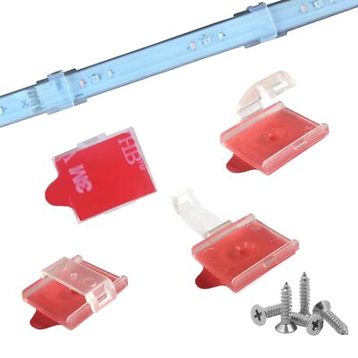 LED Strip Clips   Compatible with IP67/IP68 Waterproof LED Strip Lights Up to...