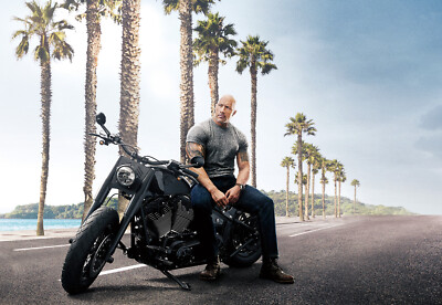 A4 Dwayne Johnson / The Rock Poster (brandneu)