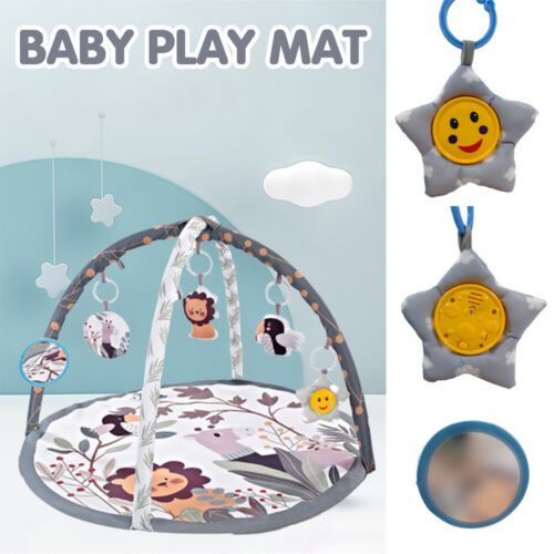 BabyGym Krabbelmatte Krabbeldecke Spielmatte Spielbogen Erlebnismatte Spielzeug - Bild 1 von 19