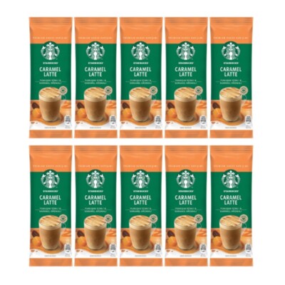 Pack of 10 Starbucks Premium Instant Coffee Mixes Mocha/Cappuccino