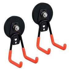 Heavy Duty Large Garage Magnet Hooks,2Pack Strong Storage Utility Magnetic Hooks