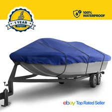 Seal Skin Waterproof Deck Boat Cover, All-Weather Outdoor Protection, Snug Fit