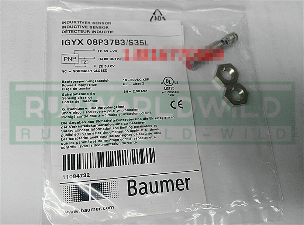 1PC NEW For Baumer Proximity Switch IGYX 08P37B3/S35L