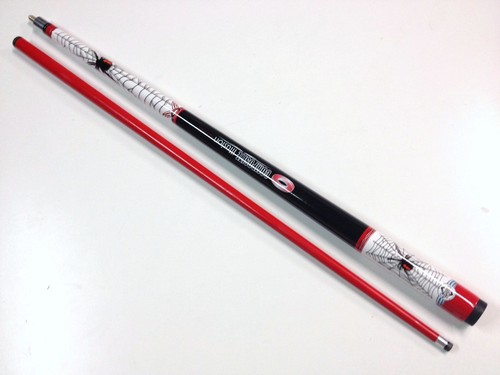 Pool Snooker Billiard Cue Redback Spider Illusion Graphite Web Deadly - Picture 5 of 8