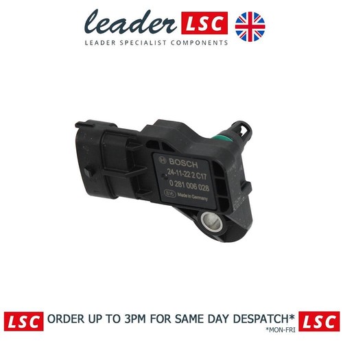 Inlet Boost Pressure MAP Sensor VAUXHALL Combo D 2011 to 2014 55219298 BOSCH NEW - Picture 2 of 12