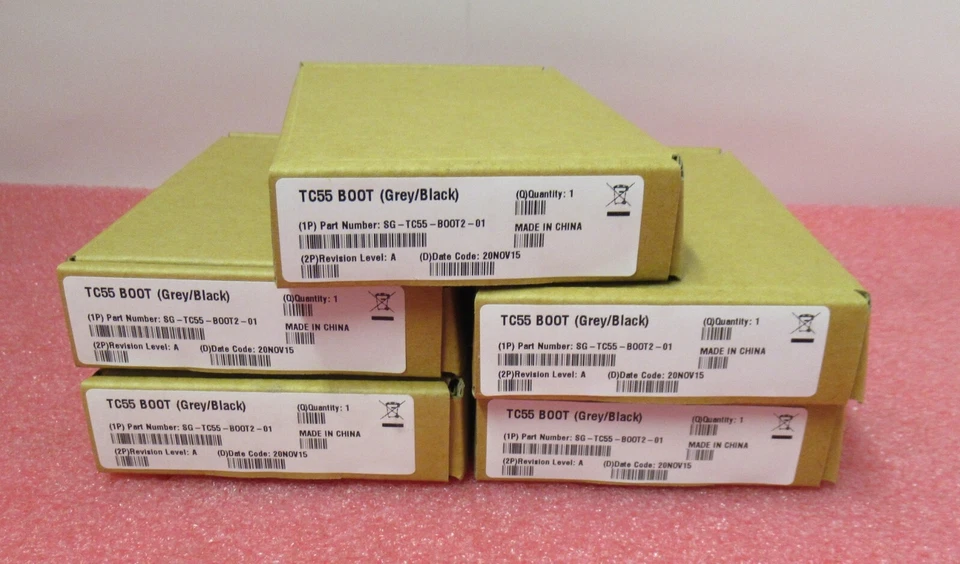 5 x New Zebra SG-TC55-BOOT2-01 Grey/Black Protective Boot Case TC55 - Image 2 of 4