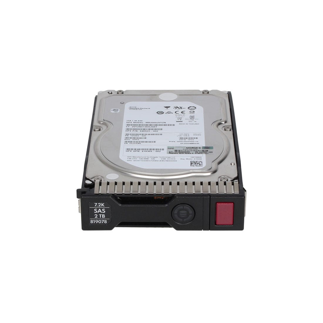 HP  818365-B21 2TB 3.5in SAS 7.2K 12Gbps HDD - 1yr Warranty