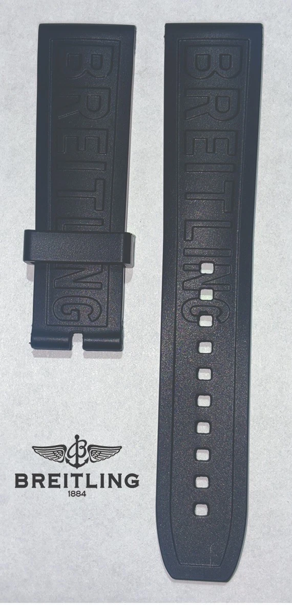 Breitling 22mm Rubber Wristwatch Bands for sale | eBay
