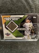 2021 Topps Opening Day Diamond Relics Christian Yelich #DR-CY Used Ballpark Dirt