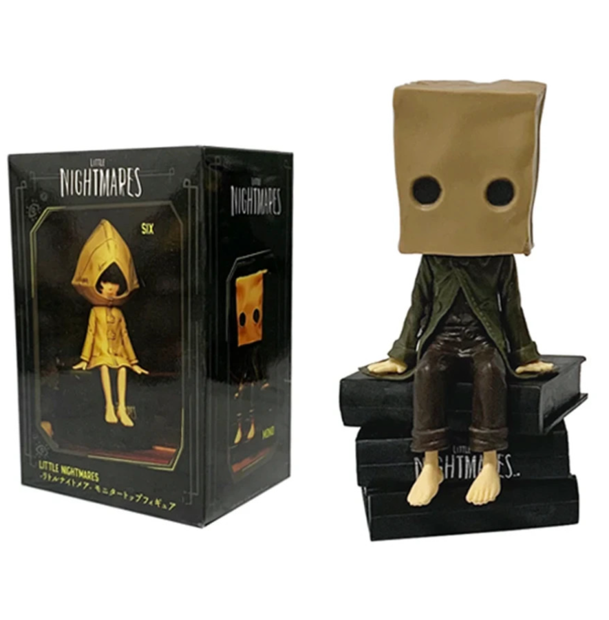 リトルナイトメア-モニタートップフィギュア SIX ALONE MONO LOW Six, Alone, Low, Mono Little Nightmares Collectible Desktop Figure