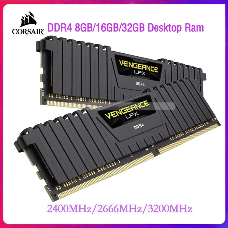 Vengeance LPX 8GB 16GB 32GB DDR4 3200 2666 2400 MHz DIMM Desktop Speicher 288Pin