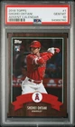 94968760 Shohei Ohtani 2018 Topps Advent Calendar #1 Rookie RC PSA 10