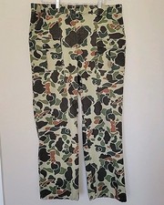 Vtg Walls Frog skin Cargo Camouflage Pants Mens Sz 40 Straight Hunting 80s 90s