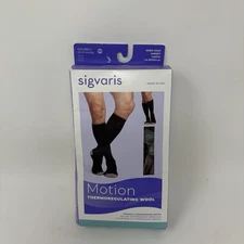 READ Sigvaris Motion Thermoregulating Wool 20-30 mmHG Compression Socks Size MM
