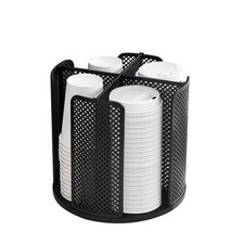 Cup and Lid Organizer Cup Dispenser Coffee Cup Organizer Paper Cup Holder Rot...