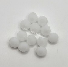 Swarovski Crystal White Alabaster Round 5000 Beads; 4mm 24pc or 6mm 12pc