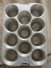 Vintage Cast Aluminum Wagner Ware #408 Muffin Popover Pan W/11 Cups 10.5”x 7.25”