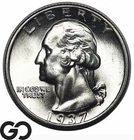 1937-S Washington Quarter, Lustrous Superb Gem BU, Tough This Nice