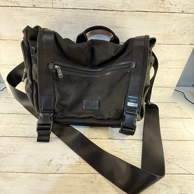 Tumi Alpha Bravo Beale Mini Messenger Bag Black Ballistic Nylon 22371DH
