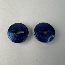 SUGINO BMX CRANK DUST CAPS BLUE GLITTER FOR OLD SCHOOL CT MAXY CROSS SUPER GT