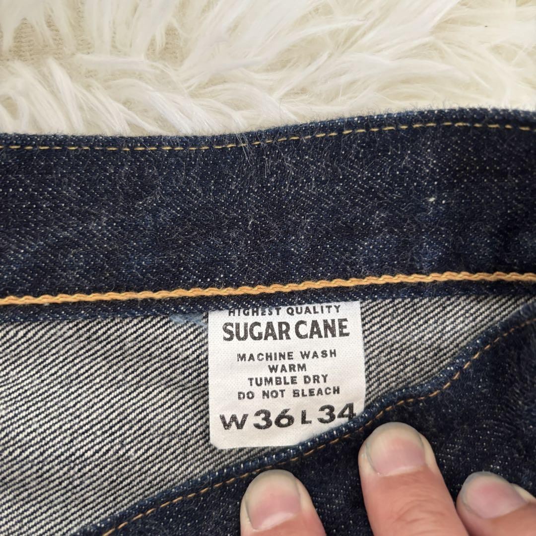 SUGER CANE 1955Z 501XX replica dark blue w36 limited From