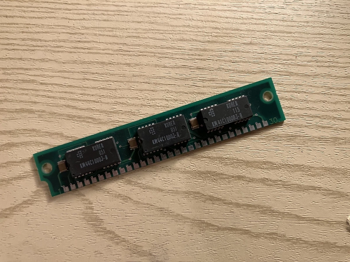 Lot 6 Barrettes Mémoire RAM Simm 30 Et 72 Broches Samsung EDO Pour Pièces Anciennes