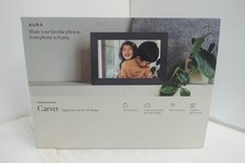 Aura Carver Stone 10.1" Digital Picture Frame, Cinder, Model: AFCF25-BLK